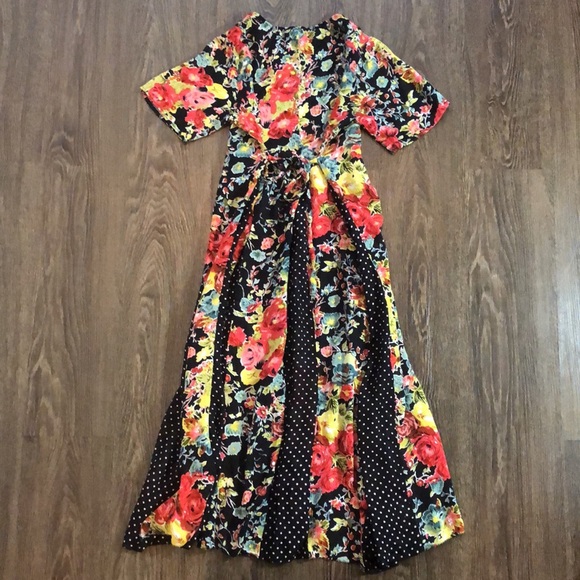 Vintage Floral Tieback Summer Dress - Picture 17 of 17